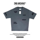 韓國直送🇰🇷 2ND ARCHIVE Embroidered Letters T-shirt - HLY & CHOCCICO