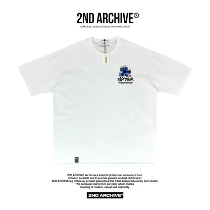 韓國直送🇰🇷 2ND ARCHIVE Flower Print Tee - HLY &amp; CHOCCICO