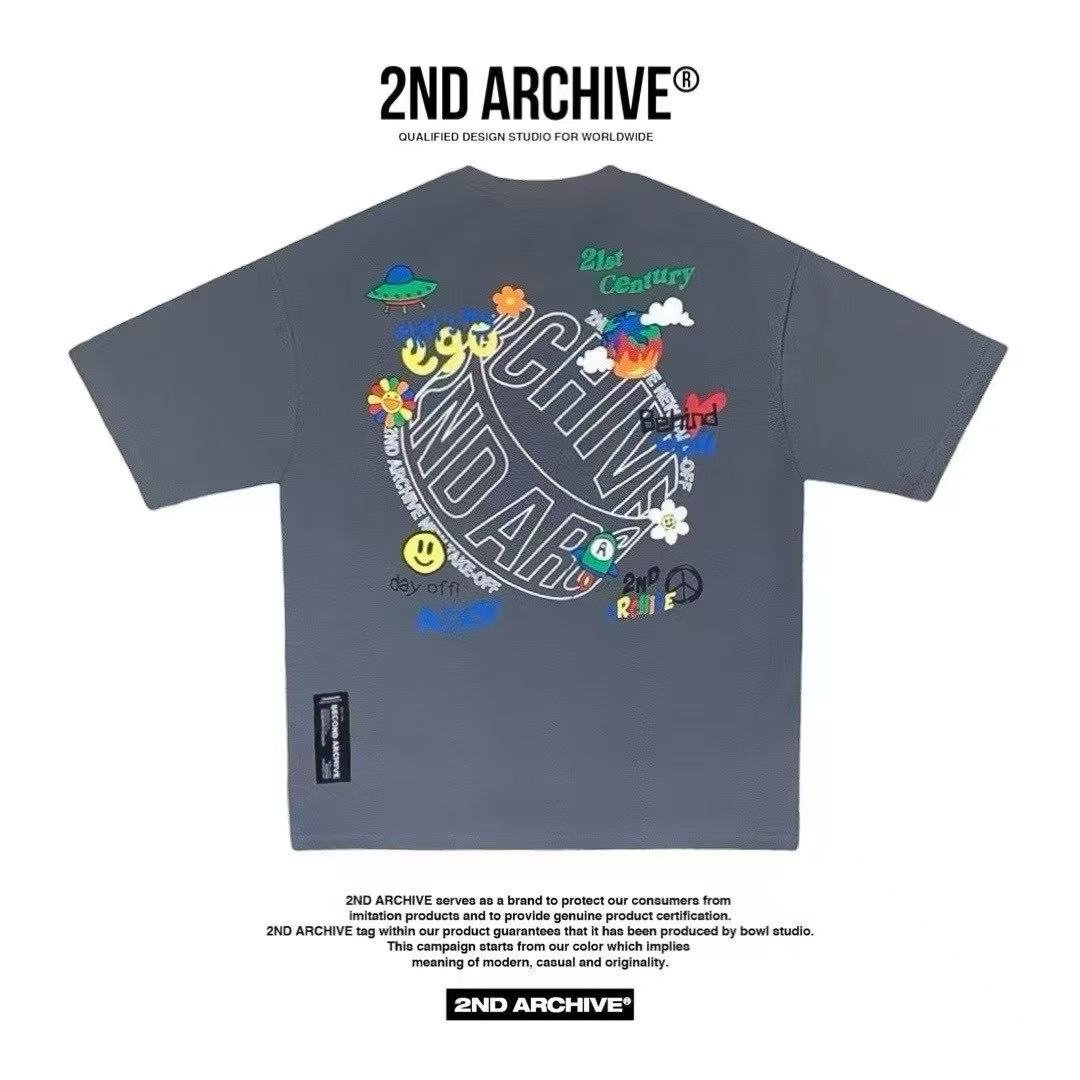韓國直送🇰🇷 2ND ARCHIVE Foam Circle logo Tee- 4 Color HLY & CHOCCICO