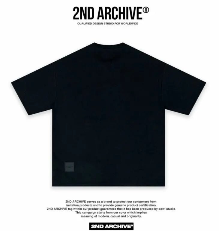 韓國直送🇰🇷 2ND ARCHIVE Fray Tattoo T-shirt -2 Color HLY & CHOCCICO