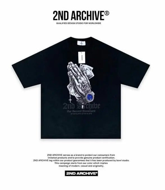 韓國直送🇰🇷 2ND ARCHIVE Fray Tattoo T-shirt -2 Color
