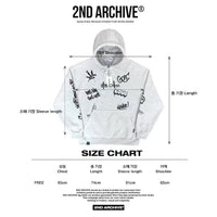 韓國直送🇰🇷 2ND ARCHIVE Full Plate Graffiti Hoodie HLY & CHOCCICO