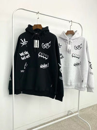 韓國直送🇰🇷 2ND ARCHIVE Full Plate Graffiti Hoodie HLY & CHOCCICO