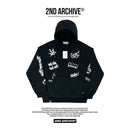 韓國直送🇰🇷 2ND ARCHIVE Full Plate Graffiti Hoodie HLY & CHOCCICO
