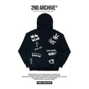 韓國直送🇰🇷 2ND ARCHIVE Full Plate Graffiti Hoodie HLY & CHOCCICO