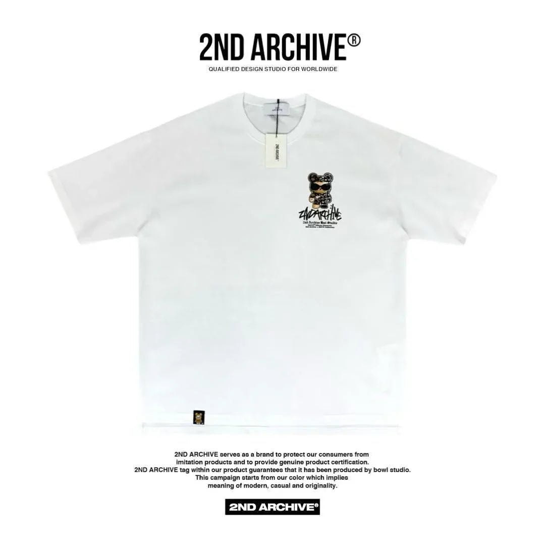 🇰🇷韓國直送🇰🇷 2ND ARCHIVE Glass Ban Tee - HLY &amp; CHOCCICO