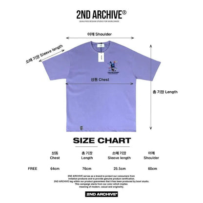 🇰🇷韓國直送🇰🇷 2ND ARCHIVE Graffiti Rabbit Tee - HLY &amp; CHOCCICO