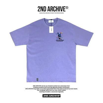 🇰🇷韓國直送🇰🇷 2ND ARCHIVE Graffiti Rabbit Tee - HLY &amp; CHOCCICO