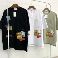 🇰🇷韓國直送🇰🇷 2ND ARCHIVE Grunge Label Patch Short Sleeve HLY & CHOCCICO