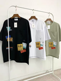 🇰🇷韓國直送🇰🇷 2ND ARCHIVE Grunge Label Patch Short Sleeve HLY & CHOCCICO