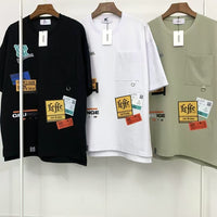 🇰🇷韓國直送🇰🇷 2ND ARCHIVE Grunge Label Patch Short Sleeve HLY & CHOCCICO
