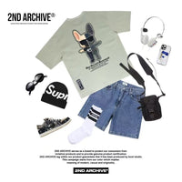 🇰🇷韓國直送🇰🇷 2ND ARCHIVE Half Buldog Scotch Short Tee HLY & CHOCCICO