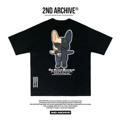 🇰🇷韓國直送🇰🇷 2ND ARCHIVE Half Buldog Scotch Short Tee - HLY &amp; CHOCCICO