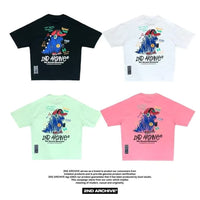 韓國直送 2ND ARCHIVE Headset Autograph Pen Dinosaur Tee - HLY & CHOCCICO