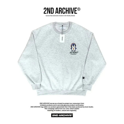 韓國直送🇰🇷 2ND ARCHIVE Headset Penguin MTM Sweatshirt - HLY &amp; CHOCCICO