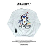 韓國直送🇰🇷 2ND ARCHIVE Headset Penguin MTM Sweatshirt - HLY & CHOCCICO