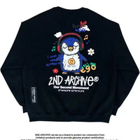 韓國直送🇰🇷 2ND ARCHIVE Headset Penguin MTM Sweatshirt - HLY & CHOCCICO
