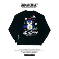 韓國直送🇰🇷 2ND ARCHIVE Headset Penguin MTM Sweatshirt - HLY & CHOCCICO