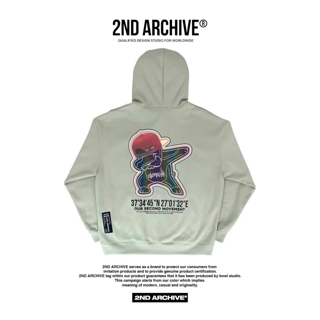 韓國直送🇰🇷 2ND ARCHIVE Hip Pop Dog Hoodie HLY & CHOCCICO