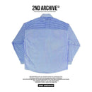 韓國直送 2ND ARCHIVE Label Patch Print Shirt - HLY & CHOCCICO