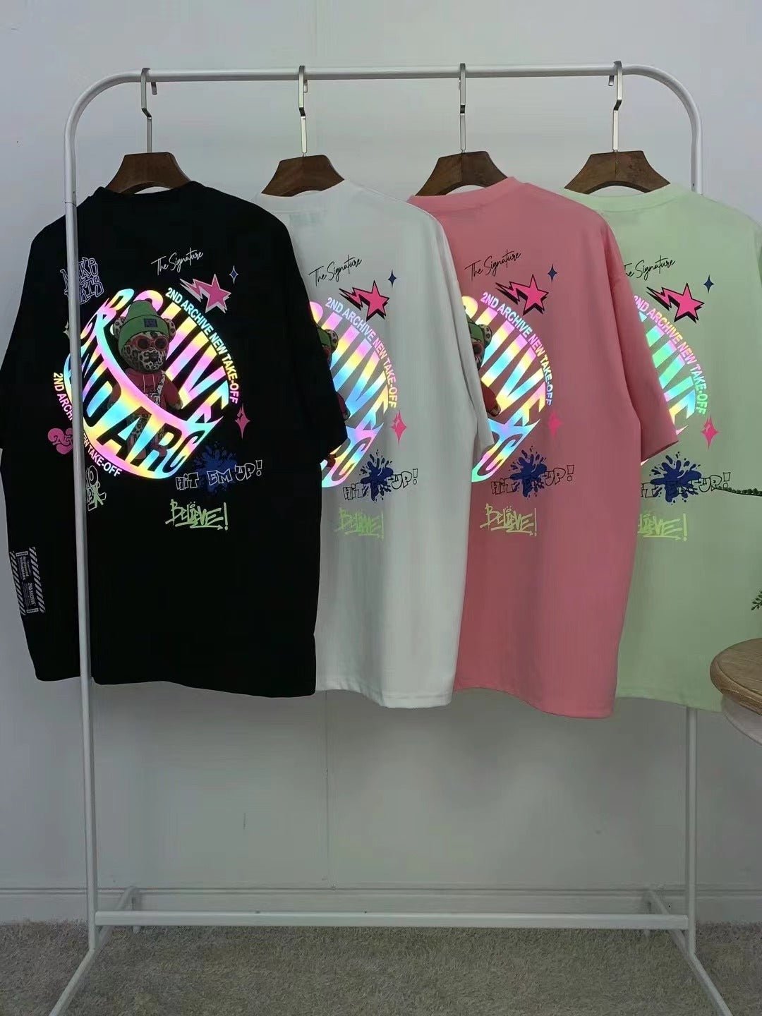 韓國直送🇰🇷 2ND ARCHIVE Leopard bear Tee - 4 Color HLY & CHOCCICO