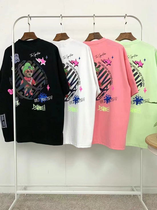 韓國直送🇰🇷 2ND ARCHIVE Leopard bear Tee - 4 Color