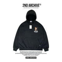 韓國直送2nd ARCHIVE Leopard Scotch Bear Hoodie - HLY & CHOCCICO
