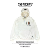 韓國直送2nd ARCHIVE Leopard Scotch Bear Hoodie - HLY & CHOCCICO