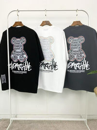 韓國直送🇰🇷 2ND ARCHIVE Lettering 3M Bear T-shirt - 3 Color - HLY & CHOCCICO
