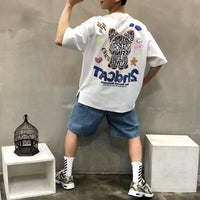 韓國直送 2ND ARCHIVE Lettering Cat Tee - HLY & CHOCCICO