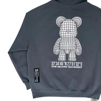 韓國直送🇰🇷 2ND ARCHIVE Lightning Checkered Bear Hoodies - HLY & CHOCCICO