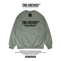 韓國直送🇰🇷 2ND ARCHIVE Logo Embroidered Sweatshirt HLY & CHOCCICO