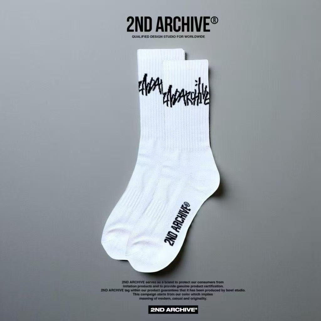 韓國直送🇰🇷 2ND ARCHIVE Logo Socks （一套2款） HLY & CHOCCICO