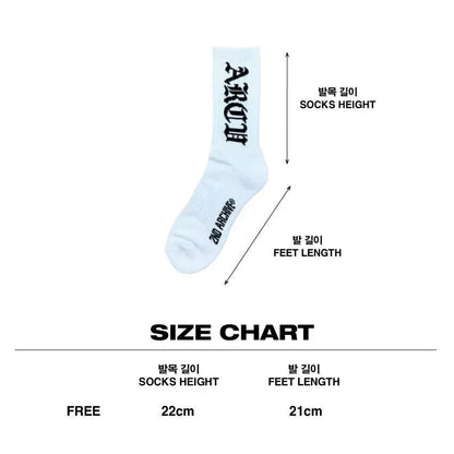 韓國直送🇰🇷 2ND ARCHIVE Logo Socks （一套2款） - HLY &amp; CHOCCICO