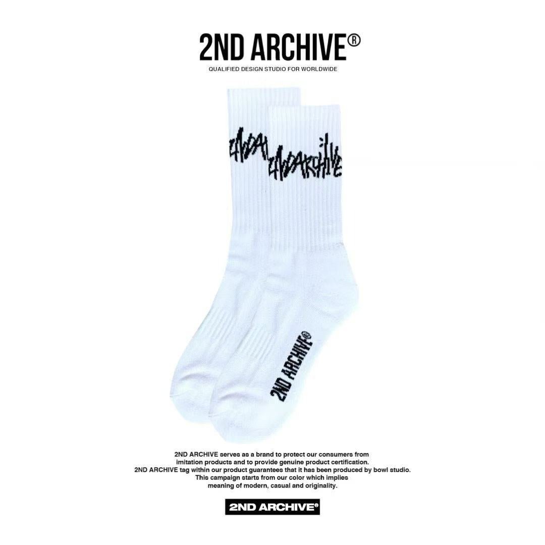 韓國直送🇰🇷 2ND ARCHIVE Logo Socks （一套2款） HLY & CHOCCICO