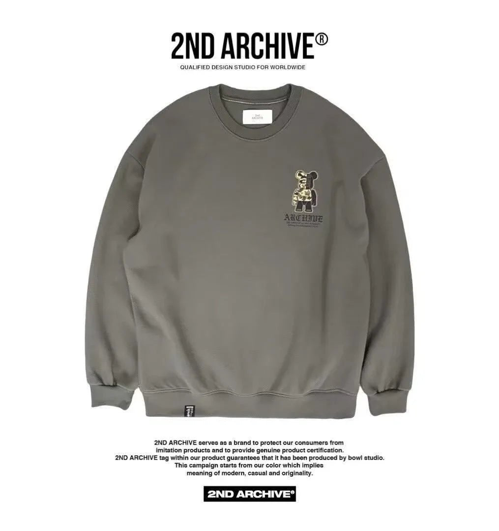 韓國直送🇰🇷 2ND ARCHIVE Military Scotch Bear Sweatshirt - HLY &amp; CHOCCICO