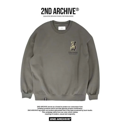 韓國直送🇰🇷 2ND ARCHIVE Military Scotch Bear Sweatshirt - HLY &amp; CHOCCICO