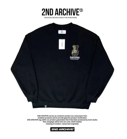 韓國直送🇰🇷 2ND ARCHIVE Military Scotch Bear Sweatshirt - HLY &amp; CHOCCICO