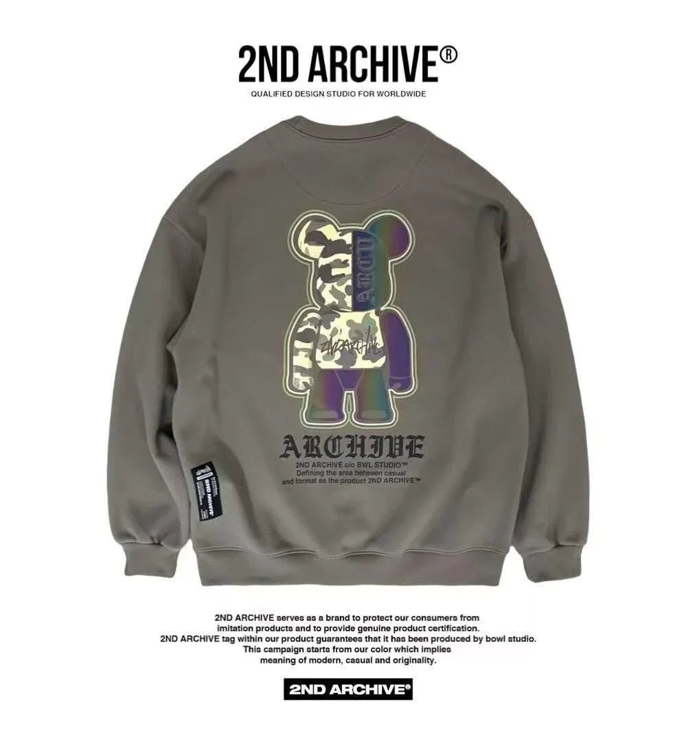 韓國直送🇰🇷 2ND ARCHIVE Military Scotch Bear Sweatshirt - HLY &amp; CHOCCICO