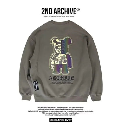 韓國直送🇰🇷 2ND ARCHIVE Military Scotch Bear Sweatshirt - HLY &amp; CHOCCICO