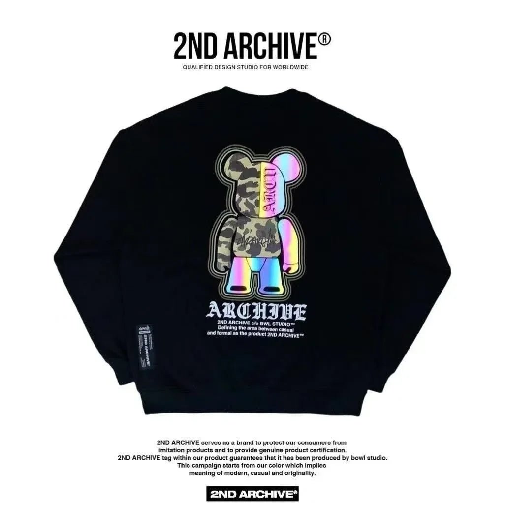 韓國直送🇰🇷 2ND ARCHIVE Military Scotch Bear Sweatshirt - HLY &amp; CHOCCICO
