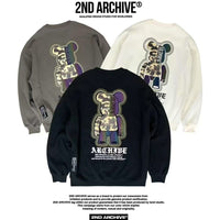 韓國直送🇰🇷 2ND ARCHIVE Military Scotch Bear  Sweatshirt - HLY & CHOCCICO