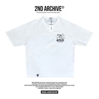 韓國直送 2ND ARCHIVE Monthly Cat Crayon Tee - HLY & CHOCCICO