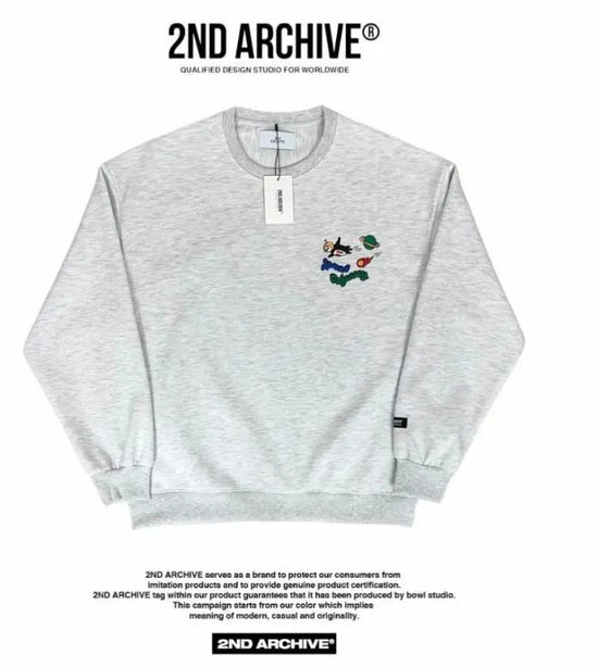 韓國直送🇰🇷 2ND ARCHIVE Odyssey Space Penjuin Sweatshirt  - 4 Color