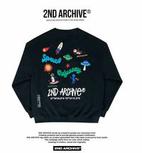 韓國直送🇰🇷 2ND ARCHIVE Odyssey Space Penjuin Sweatshirt  - 4 Color - HLY & CHOCCICO