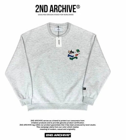 韓國直送🇰🇷 2ND ARCHIVE Odyssey Space Penjuin Sweatshirt - 4 Color - HLY &amp; CHOCCICO