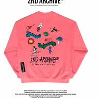 韓國直送🇰🇷 2ND ARCHIVE Odyssey Space Penjuin Sweatshirt  - 4 Color - HLY & CHOCCICO