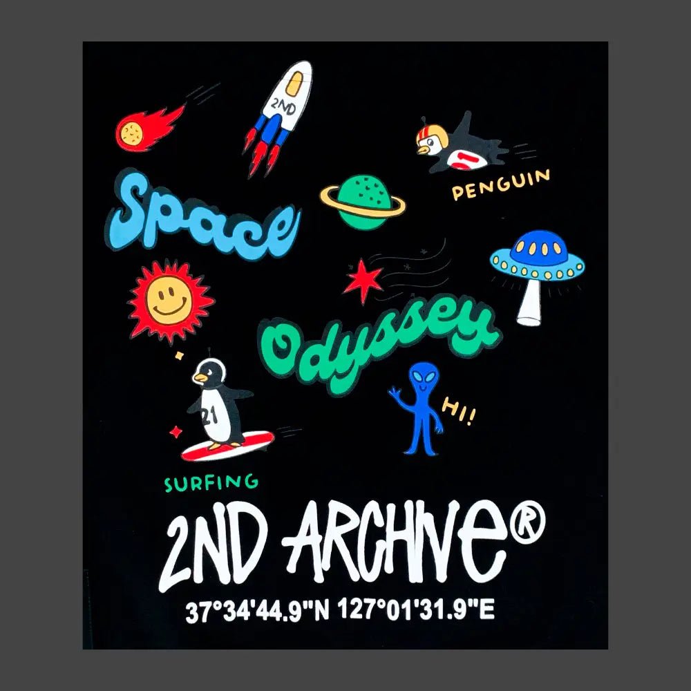 韓國直送🇰🇷 2ND ARCHIVE Odyssey Space Penjuin Sweatshirt  - 4 Color - HLY & CHOCCICO