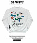 韓國直送🇰🇷 2ND ARCHIVE Odyssey Space Penjuin Sweatshirt  - 4 Color - HLY & CHOCCICO