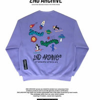 韓國直送🇰🇷 2ND ARCHIVE Odyssey Space Penjuin Sweatshirt  - 4 Color - HLY & CHOCCICO